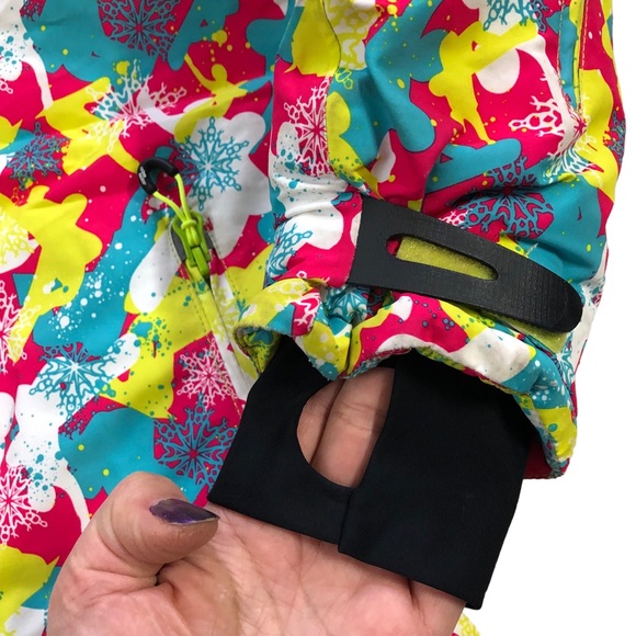 Warm Snowsuits/Hooded Ski Jacket for girls, windproof & waterproof - Picture 8 of 16